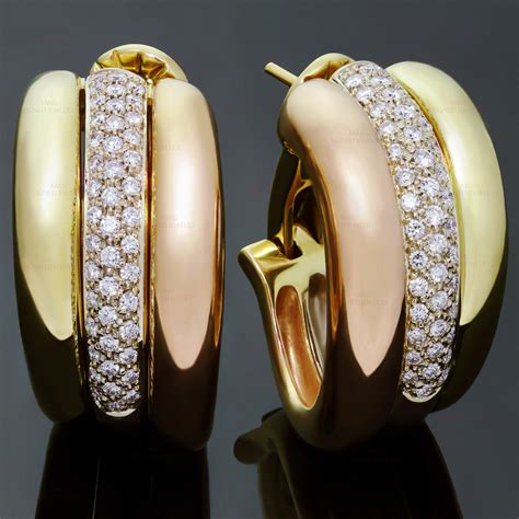 cartier trinity earrings replica|cartier trinity diamond earrings.